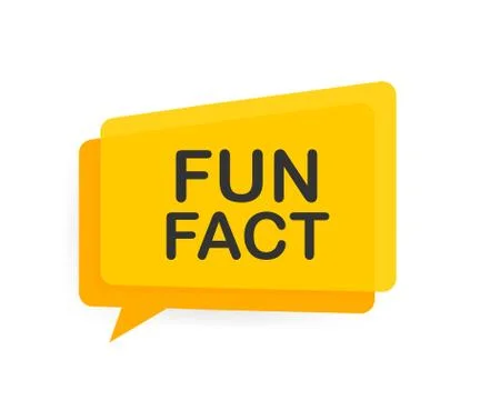 Fun fact. Speech bubbles. Web banner. Vector stock illustration. Stock Illustration