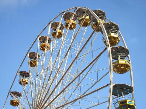 Fun Fair Big Wheel. Stock Photos