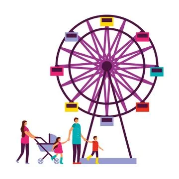 Fun fair carnaval Illustration