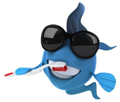 Fun fish Illustrazione stock