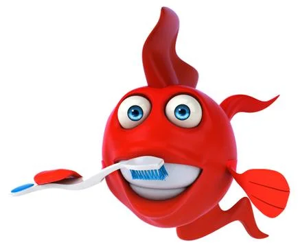 Fun fish Illustrazione stock