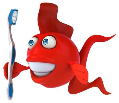 Fun fish Illustrazione stock
