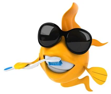 Fun fish Illustrazione stock