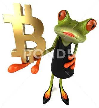 Fun Frog - 3D Illustration