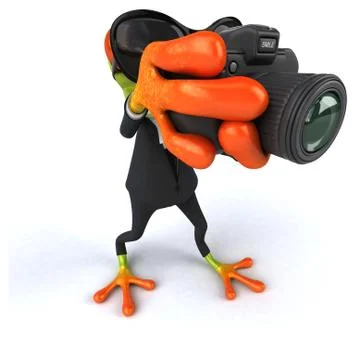 Fun frog Stock Illustration