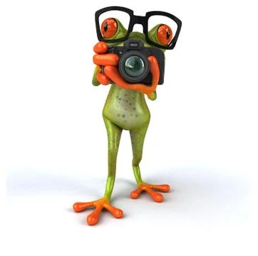 Fun frog Stock Illustration