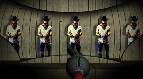 Fun game Wild West Video stock 33848115