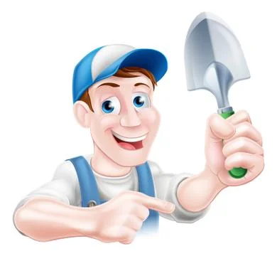 Fun Garden Character 스톡 일러스트