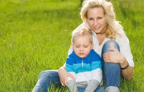 Fun in the garden. Stock Photos