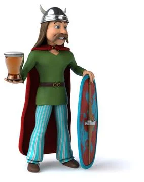 Fun Gaul - 3D Illustration イラスト素材