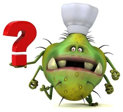 Fun germ - 3D Illustration Stock Illustration