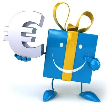 Fun gift Illustrazione stock