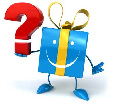 Fun gift Illustrazione stock