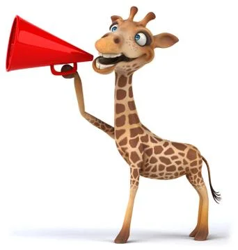 Fun giraffe Stock Illustration