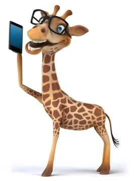 Fun giraffe Stock Illustration