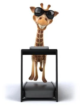 Fun giraffe Stock Illustration