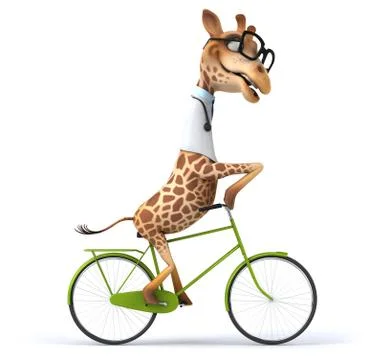 Fun giraffe Stock Illustration