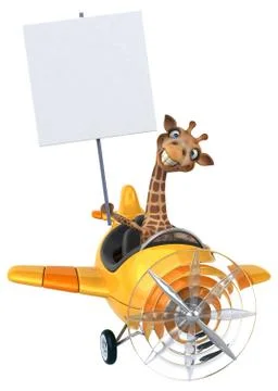 Fun giraffe Stock Illustration