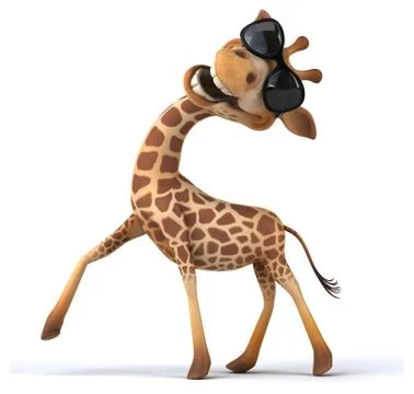 Fun giraffe Stock Illustration