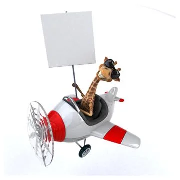 Fun giraffe Stock Illustration