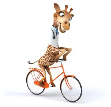 Fun giraffe Stock Illustration
