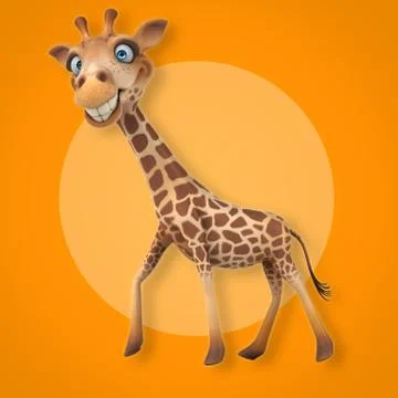 Fun giraffe Stock Illustration