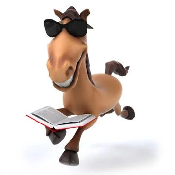 Fun horse Stock Illustration
