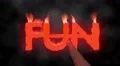 Fun hot text brand branding iron metal flaming heat flames overlay 4K 4k or 4k+ Resolution