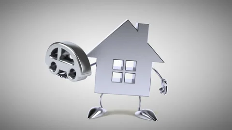 Fun house - Digital animation | Stock Video | Pond5