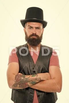 Fun with illusionist. Want some magic trick. Illusionist trick performance Stock Photos