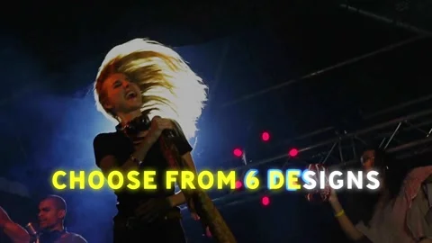Fun Karaoke Song Lyrics Stock After Effects