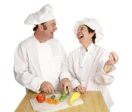 Fun in the Kitchen Stock Photos