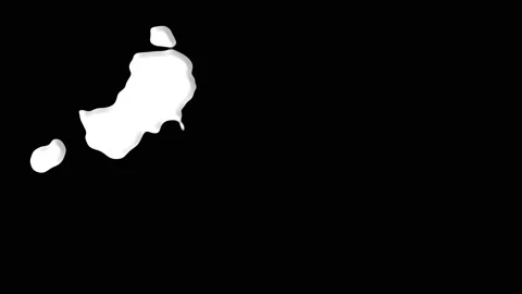 Fun Liquid Transitions motion graphics animation with alpha channel Stock Footage 131391195