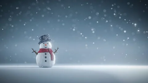 A fun, looping video of a bouncing snowman in a festive, snowy setting. On .. Stock-Footage 295606072