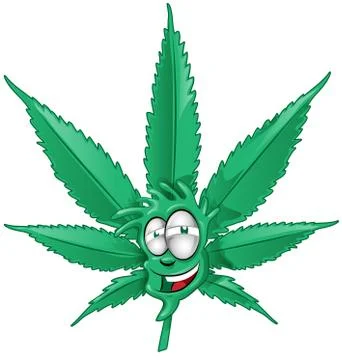 Fun marijuana cartoon イラスト素材