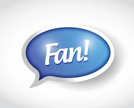 Fun message post illustration design Stock Illustration