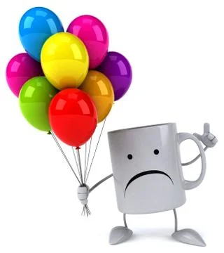 Fun mug Stock Illustration