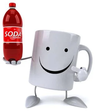 Fun mug Stock Illustration