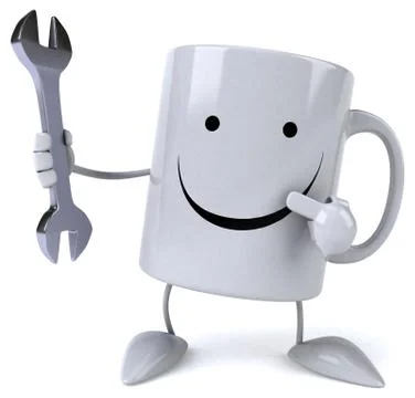 Fun mug Stock Illustration