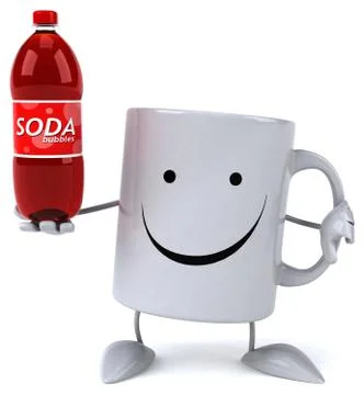 Fun mug Stock Illustration