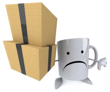 Fun mug Stock Illustration
