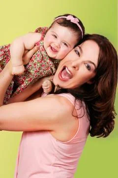 Fun with Mum Stock Photos