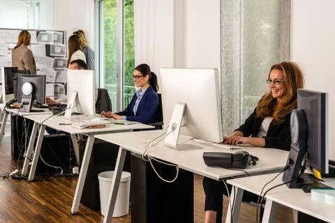 Fun in the office Stock Photos