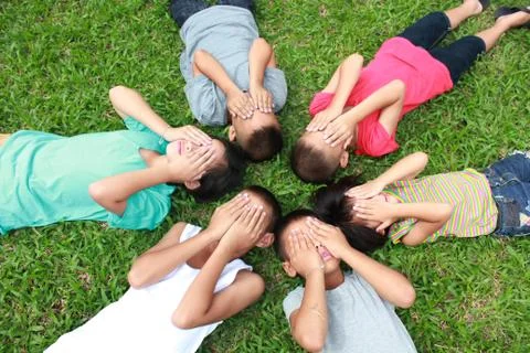 Fun in the park Stock Photos