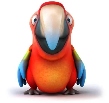 Fun parrot イラスト素材