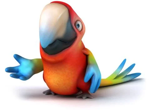 Fun parrot イラスト素材
