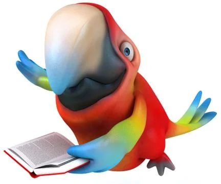 Fun parrot イラスト素材