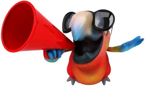 Fun parrot イラスト素材