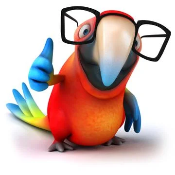 Fun parrot イラスト素材