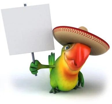 Fun parrot イラスト素材